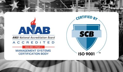 ISO 9001 Certified - SCB Banner